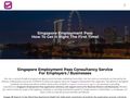Thumb for Employment pass for foreigners in Singapore